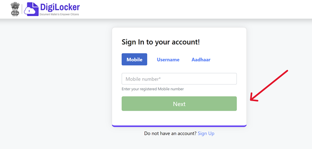 Sign In To Your Account