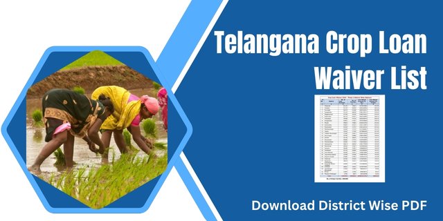 Telangana Crop Loan Waiver List